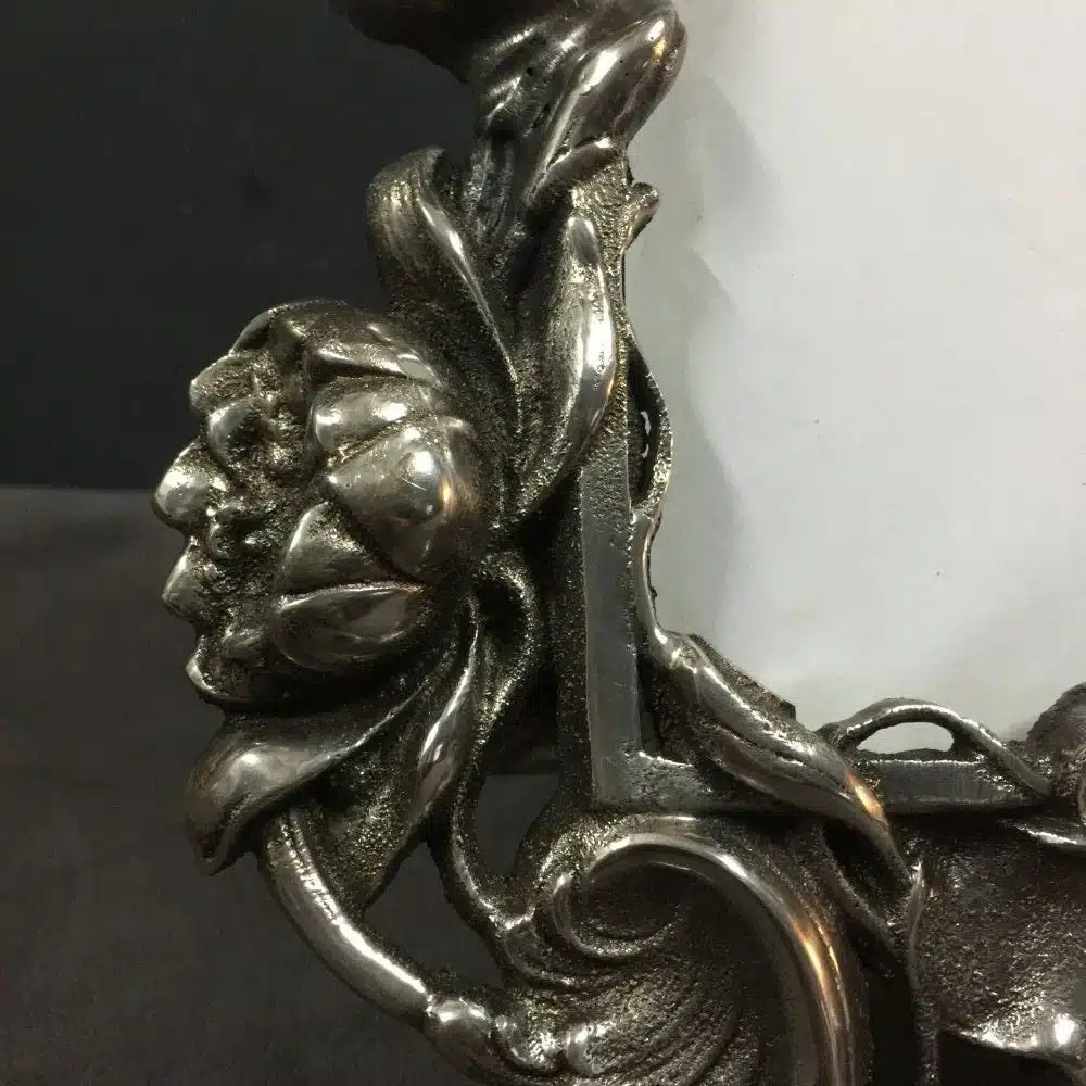 Marco Art Noveau Bañado en plata - Imagen 2