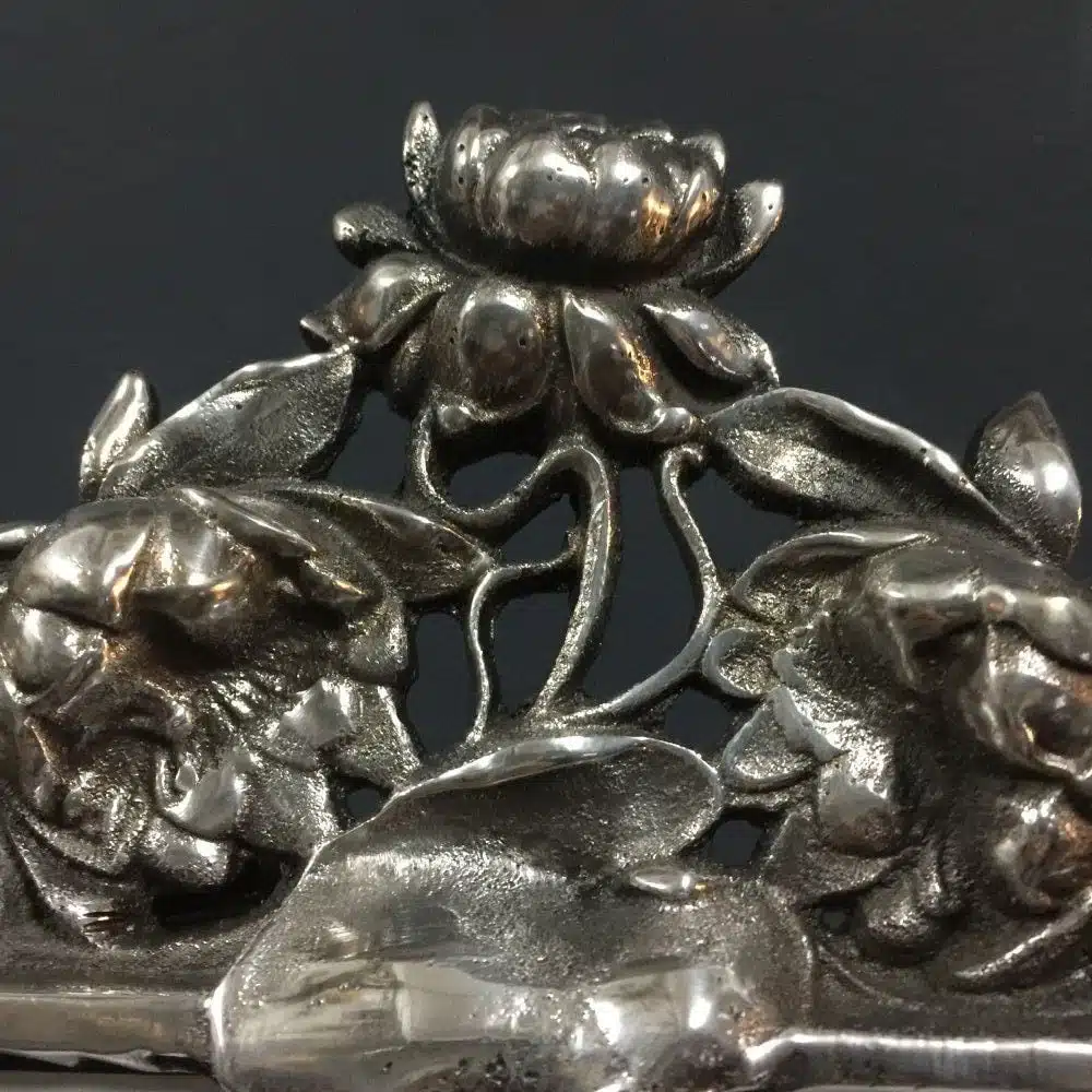 Marco Art Noveau Bañado en plata - Imagen 4