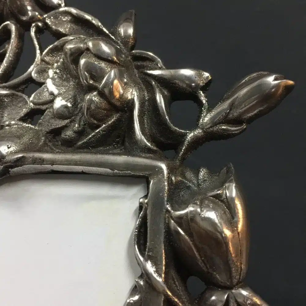 Marco Art Noveau Bañado en plata - Imagen 5