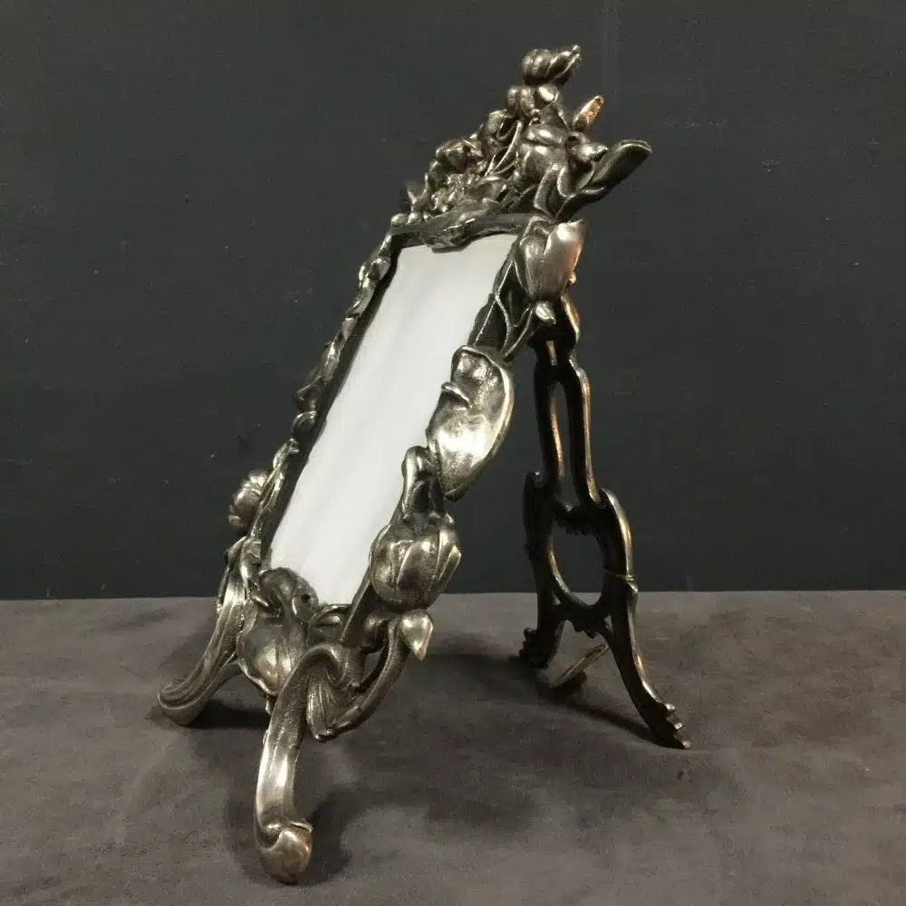 Marco Art Noveau Bañado en plata - Imagen 6