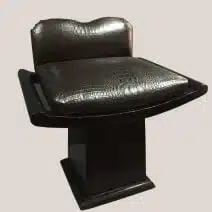 Banqueta Butaca tapizada en cuero