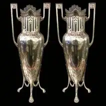 Par de Vasos Floreros WMF con Cristal