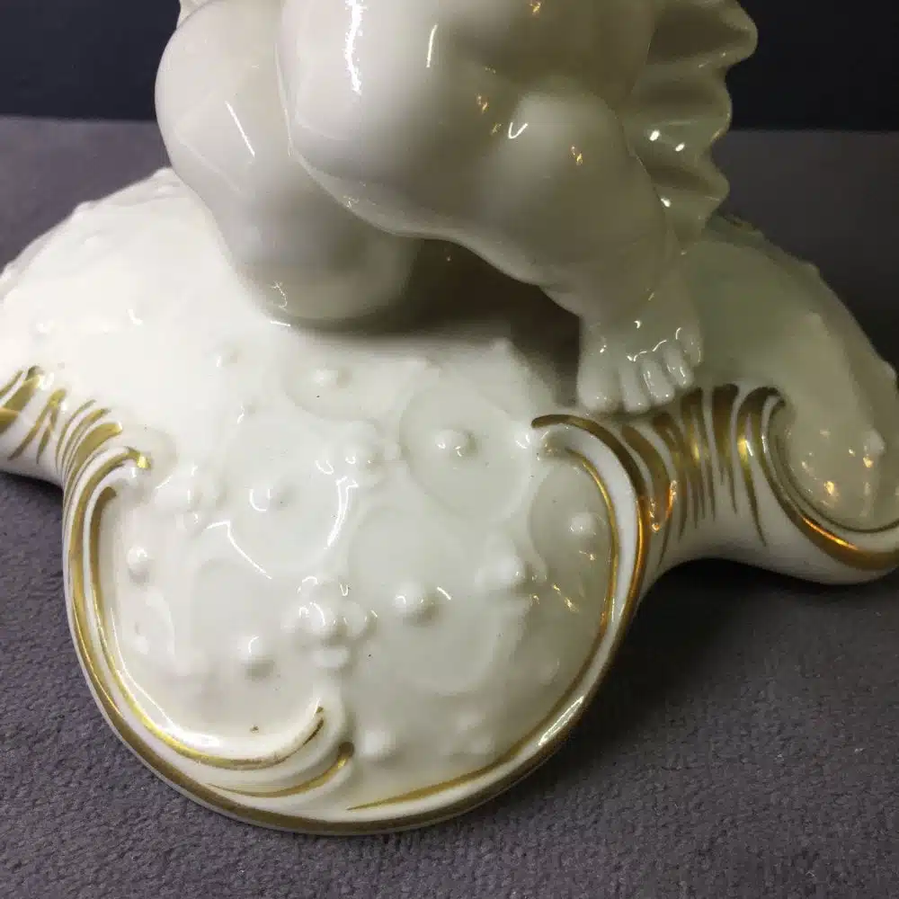 Par de Candelabros en porcelana - Imagen 7