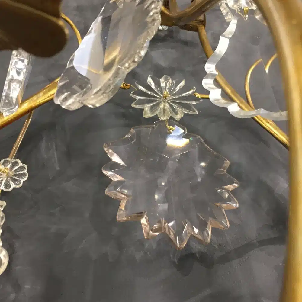 Par de Apliques Franceses 5 Luces 1910 - Imagen 3