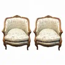 Par de Sillones Franceses Luis XV