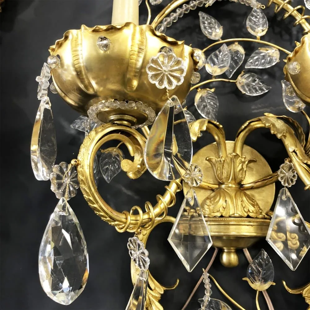 Par de Apliques Jansen Paris 1920 - Imagen 4