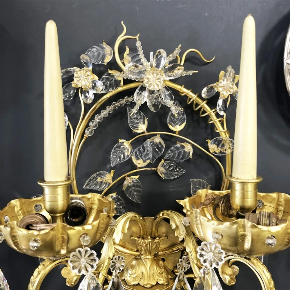 Par de Apliques Jansen Paris 1920 - Imagen 2