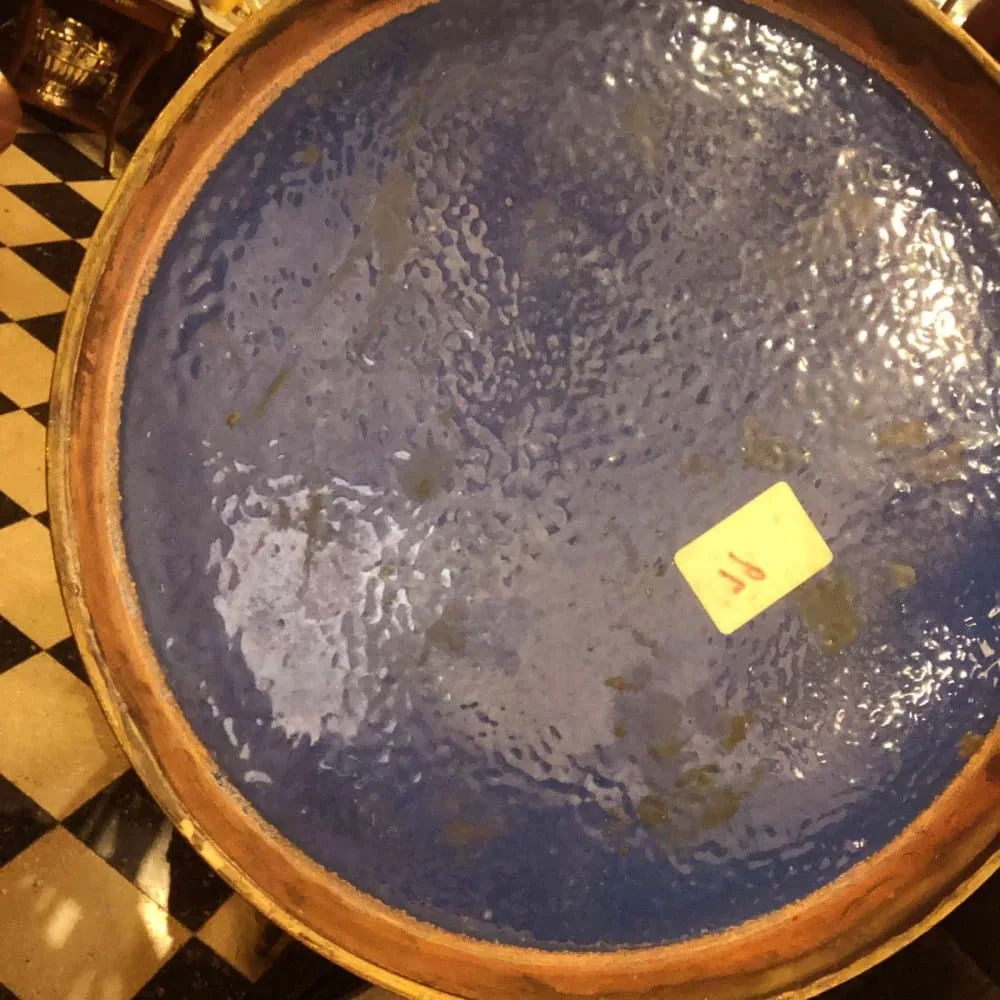 Jarrón Florero en Bronce y esmalte Cloisonne 1910 - Imagen 3