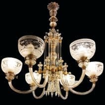 Araña Osler 6 Luces 1940