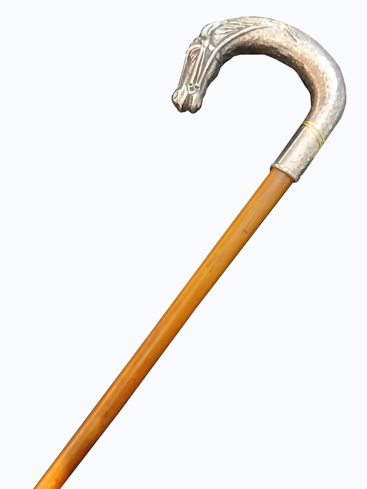 Bastón estilo ingles Cabeza de Caballo 1930