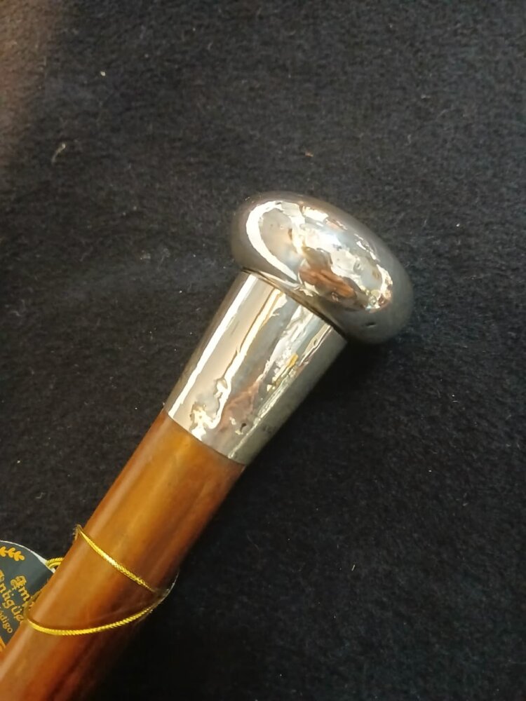Bastón Mango de plata 1930 estilo ingles - Imagen 7