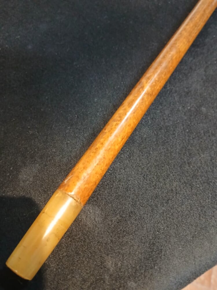 Bastón Madera y Plata  estilo Ingles 1940 - Imagen 5