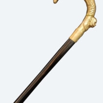 Bastón Emperador en madera y bronce 1900