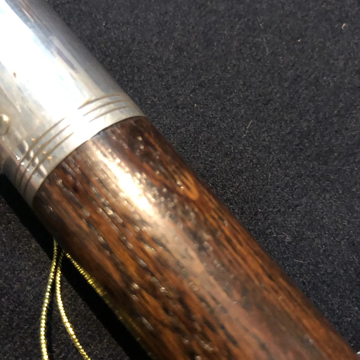 Bastón con Estoque puntero en plata 1920 - Imagen 4