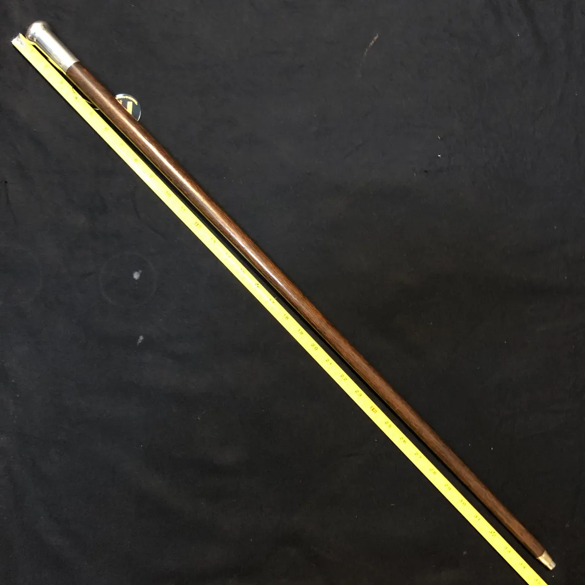 Bastón con Estoque puntero en plata 1920 - Imagen 7