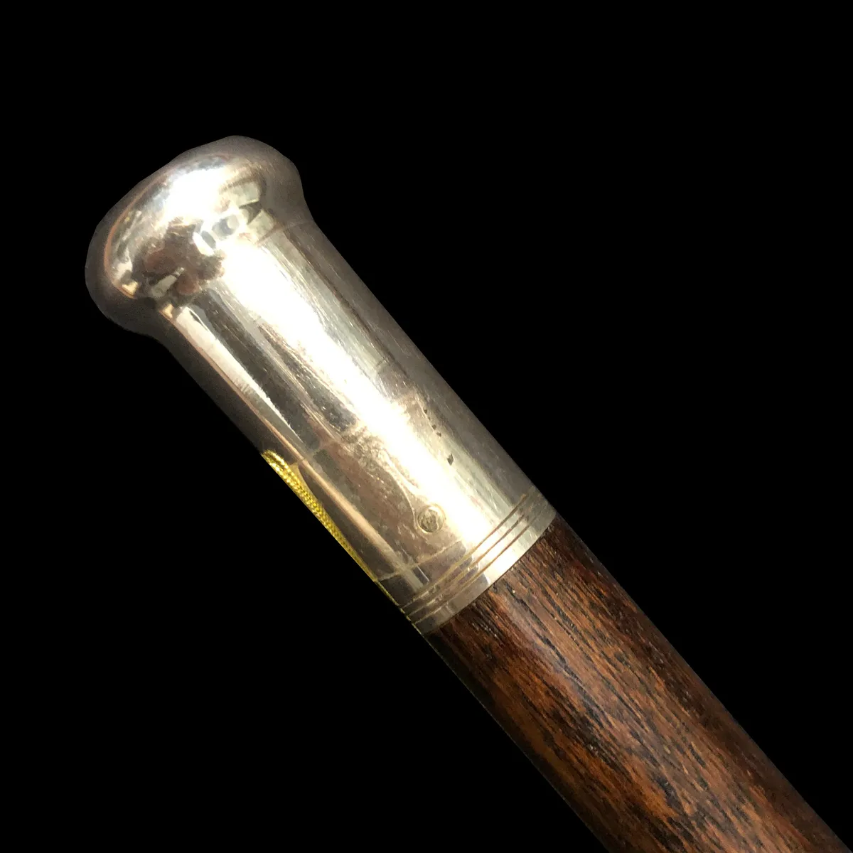 Bastón con Estoque puntero en plata 1920 - Imagen 2