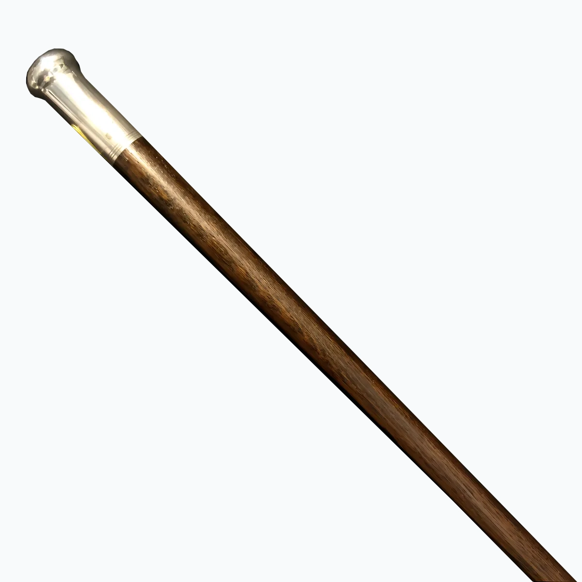 Bastón con Estoque puntero en plata 1920