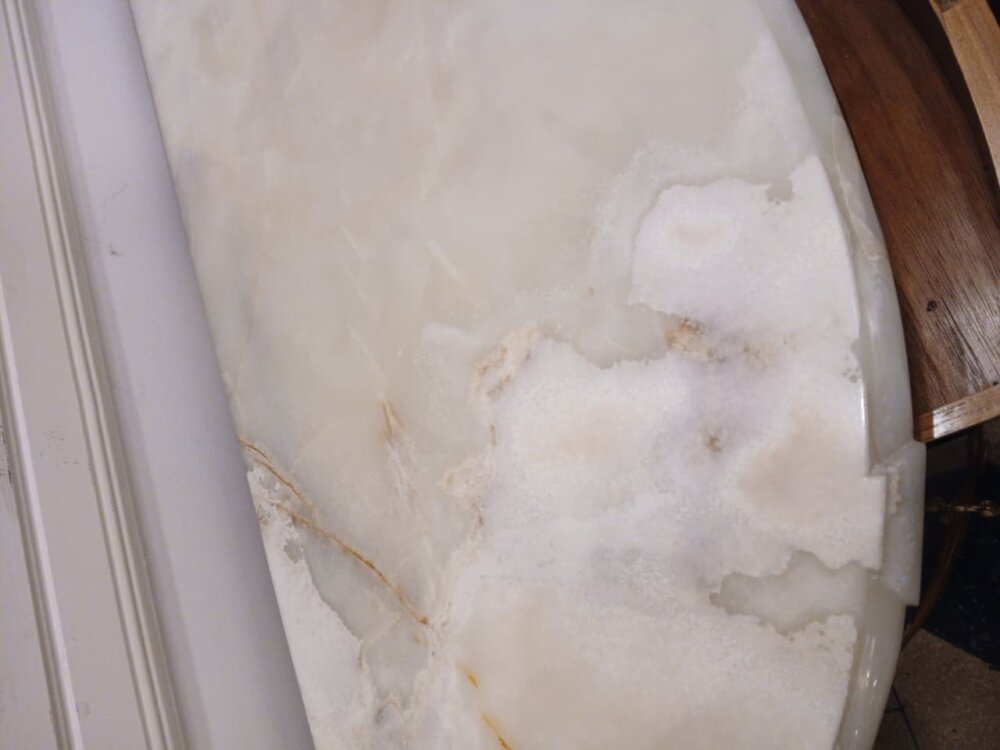 Cómoda Milun Luis XVI 1910 mármol Ónix - Imagen 2