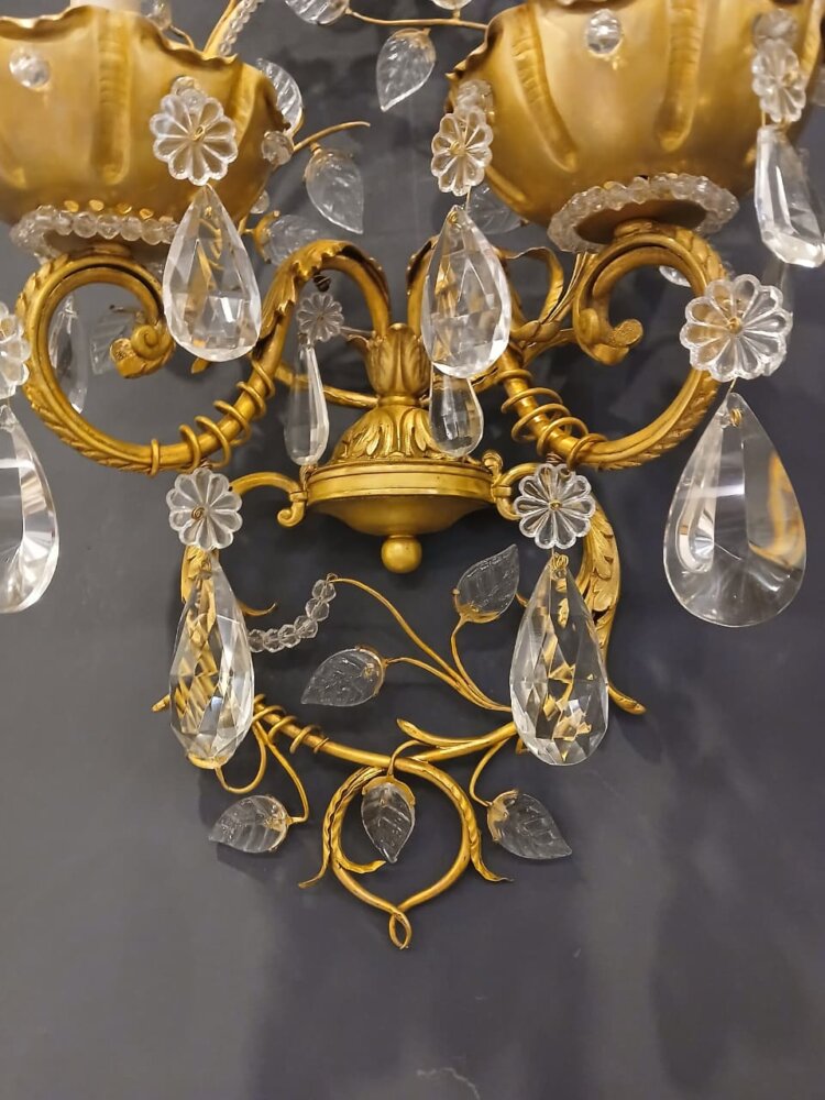 Par de Apliques Luis XV Jansen Paris 1925 - Imagen 7