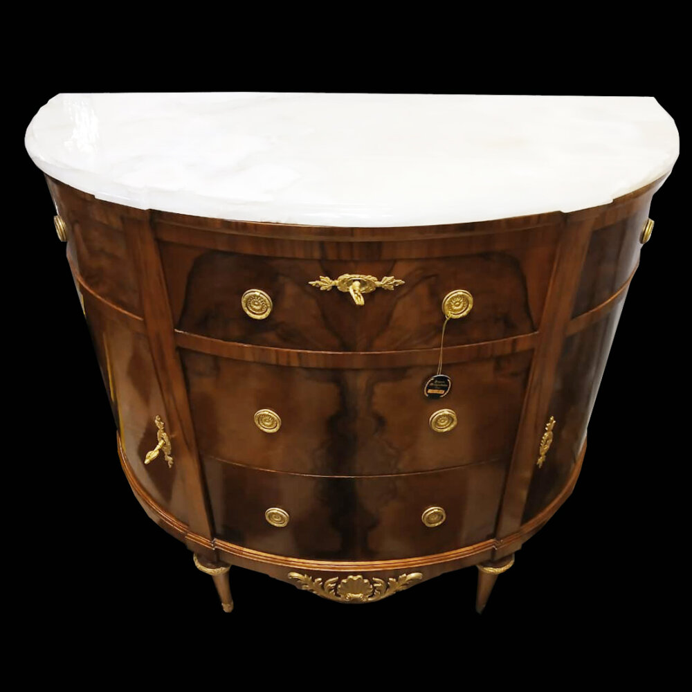 Cómoda Milun Luis XVI 1910 mármol Ónix